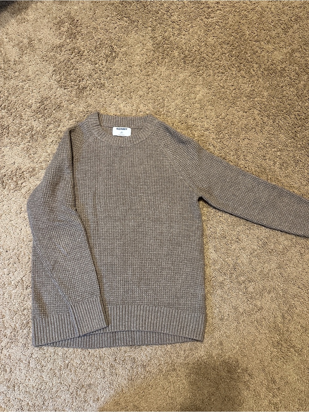 Old Navy women’s Crewneck Sweater in Taupe Heather